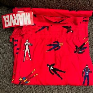 Marvel Red Superhero Pajama Pants